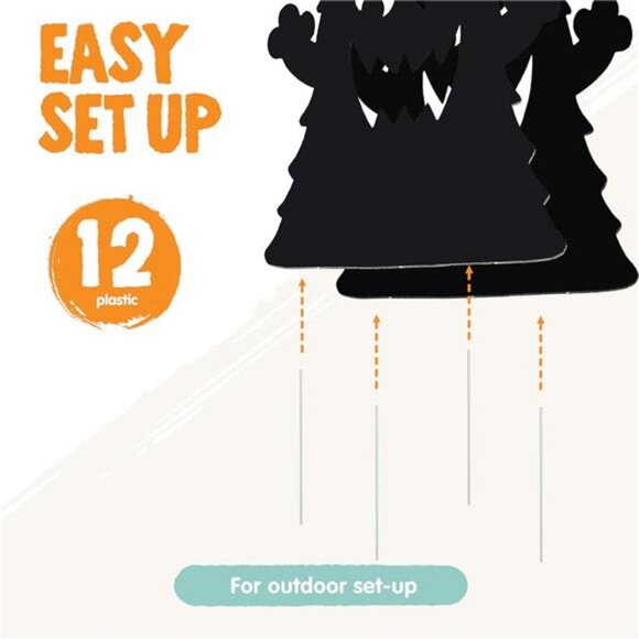 6 Pcs Halloween Yard Signs Decorations Outdoor, Halloween Monster Stakes - Picture 6 of 8